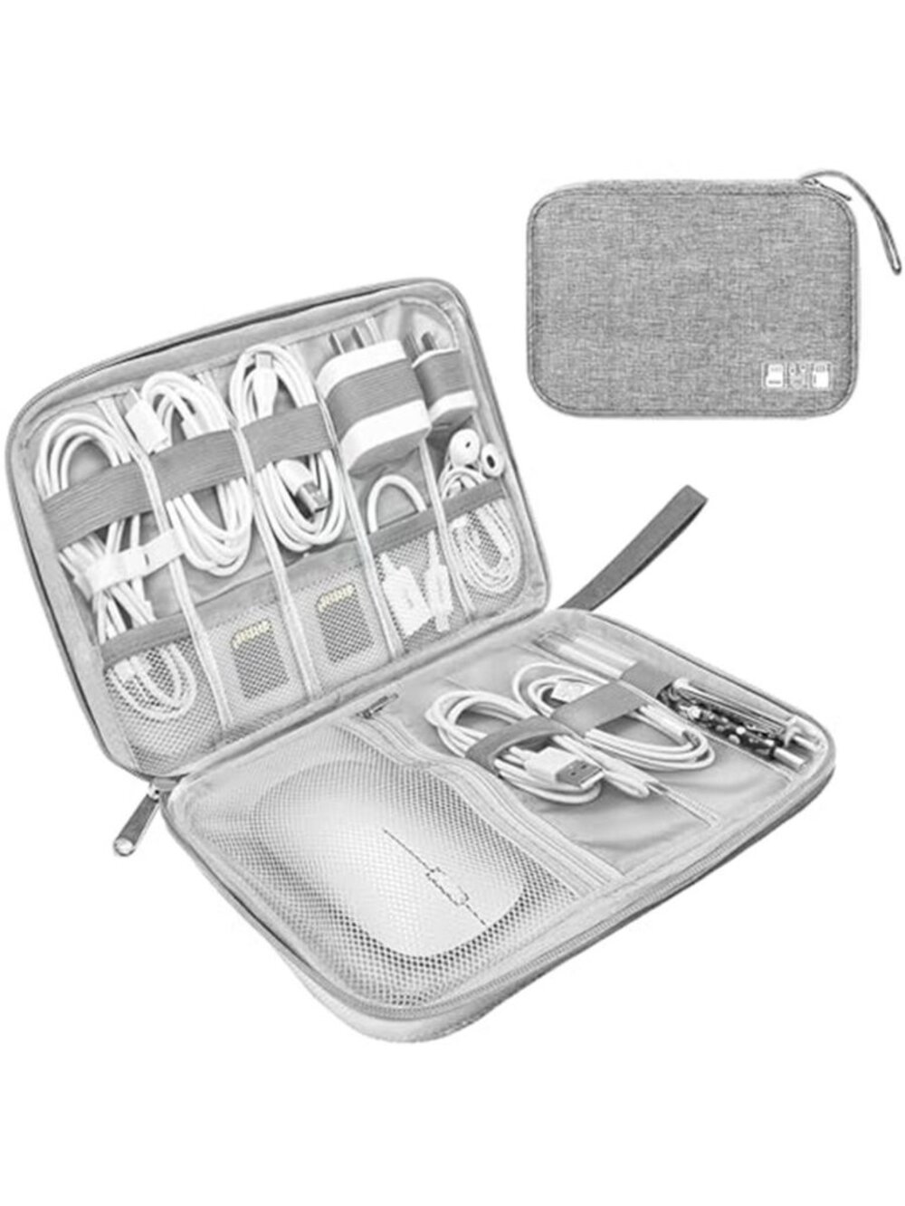 Electronics Organizer Travel Case,Electronic Accessories Storage Bag,Portable